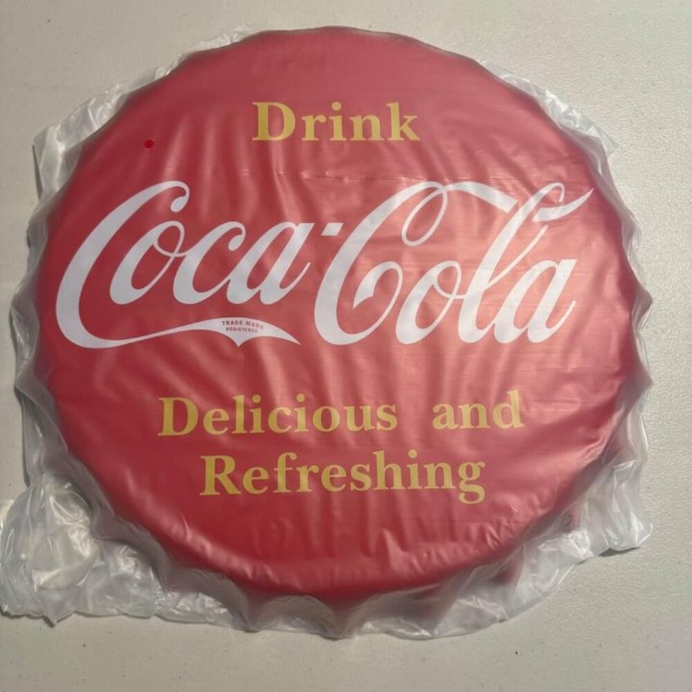 Coca Cola Decorative Bottle Cap Sign